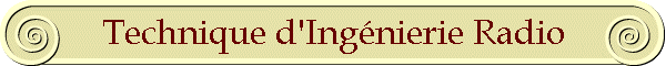 Technique d'Ing�nierie Radio